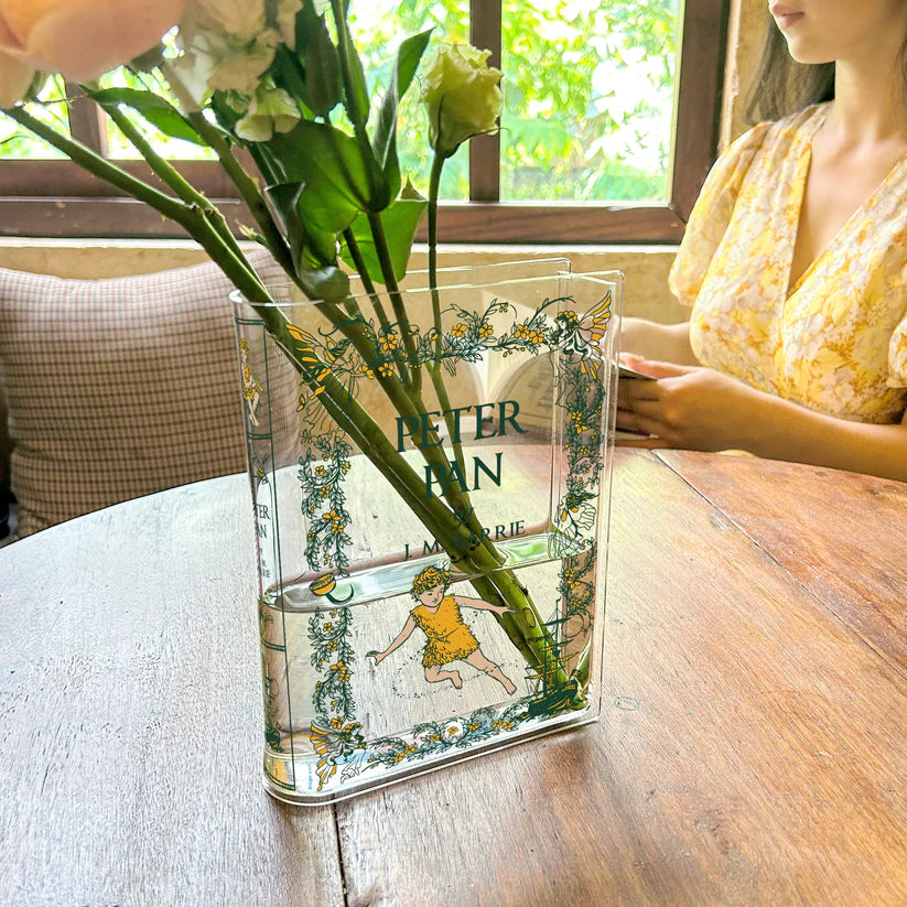 Peter Pan Acrylic Book Vase